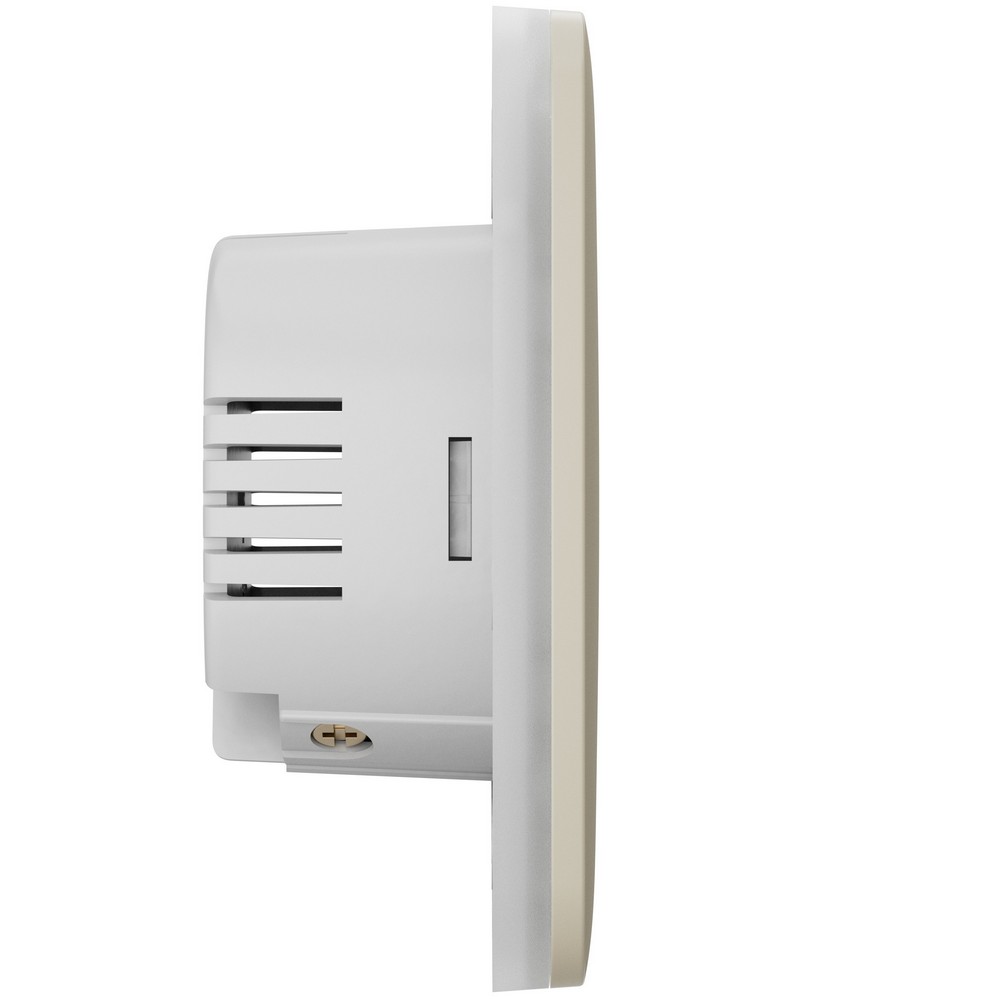 Беспроводной умный сенсорный диммерный выключатель света Ajax LightSwitch (Dimmer) Jeweller ivory