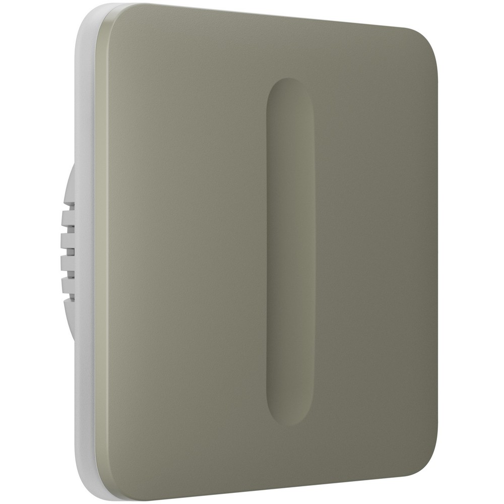Беспроводной умный сенсорный диммерный выключатель света Ajax LightSwitch (Dimmer) Jeweller olive