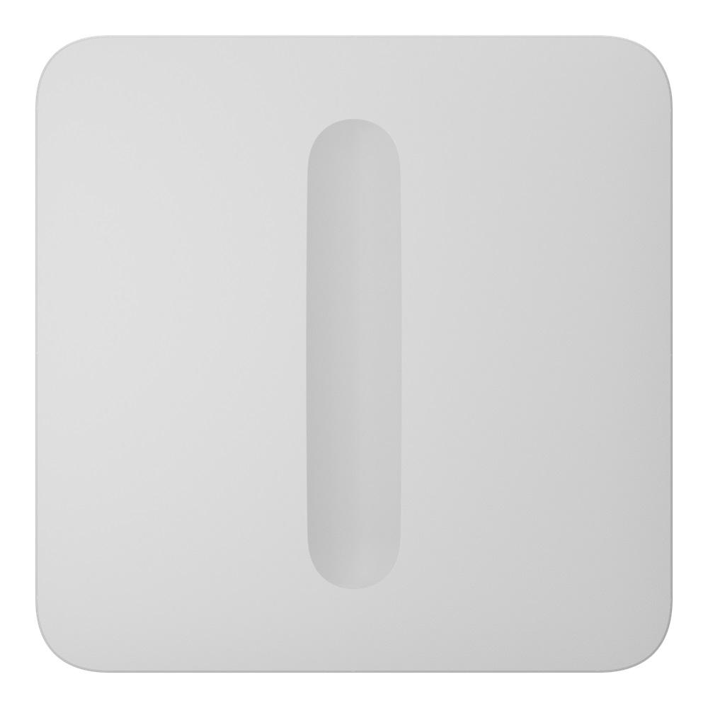 Беспроводной умный сенсорный диммерный выключатель света Ajax LightSwitch (Dimmer) Jeweller white