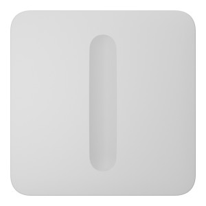 Бездротовий розумний сенсорний димерний вимикач світла Ajax LightSwitch (Dimmer) Jeweller white