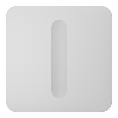Беспроводной умный сенсорный диммерный выключатель света Ajax LightSwitch (Dimmer) Jeweller white