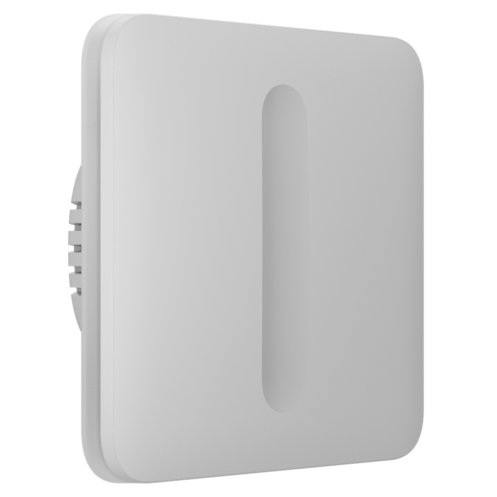 Беспроводной умный сенсорный диммерный выключатель света Ajax LightSwitch (Dimmer) Jeweller white