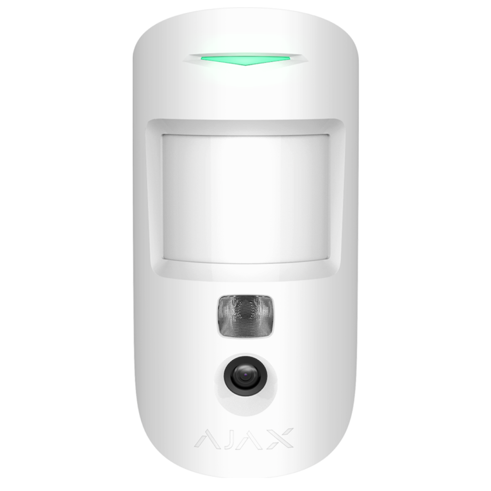 Бездротовий датчик руху Ajax MotionCam HDR (PhOD) Jeweller white з фотофіксацією за тривогою та за запитом (119282.310.WH1)