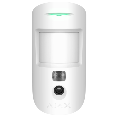 Бездротовий датчик руху Ajax MotionCam HDR (PhOD) Jeweller white з фотофіксацією за тривогою та за запитом (119282.310.WH1)