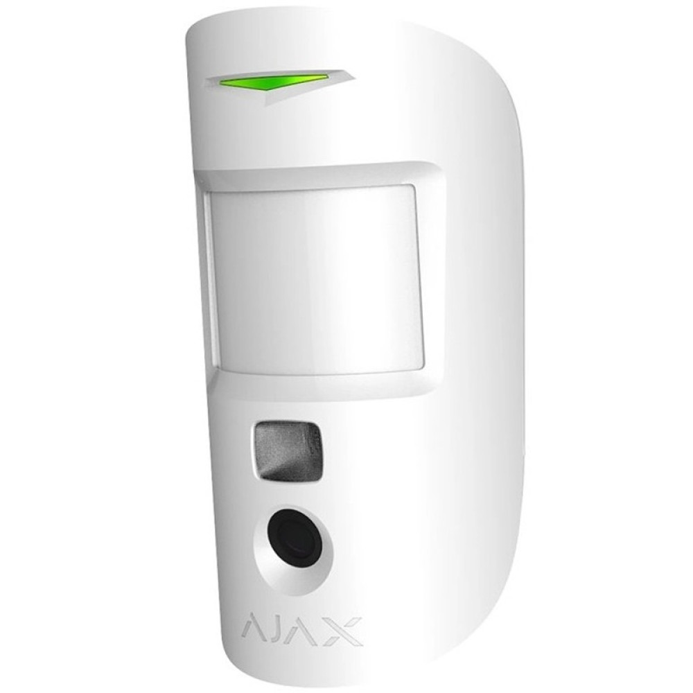 Бездротовий датчик руху Ajax MotionCam HDR (PhOD) Jeweller white з фотофіксацією за тривогою та за запитом (119282.310.WH1)