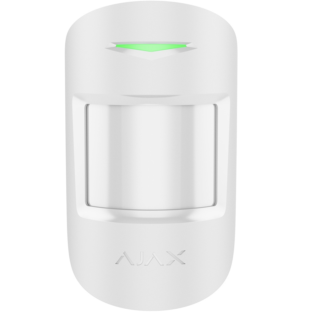 Бездротовий датчик руху Ajax MotionProtect Plus Jeweller white з мікрохвильовим сенсором (38198.02.WH1)