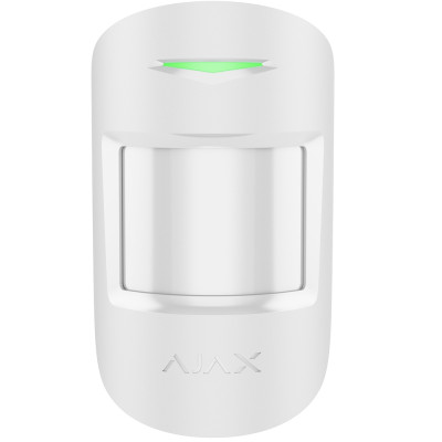 Бездротовий датчик руху Ajax MotionProtect Plus Jeweller white з мікрохвильовим сенсором (38198.02.WH1)