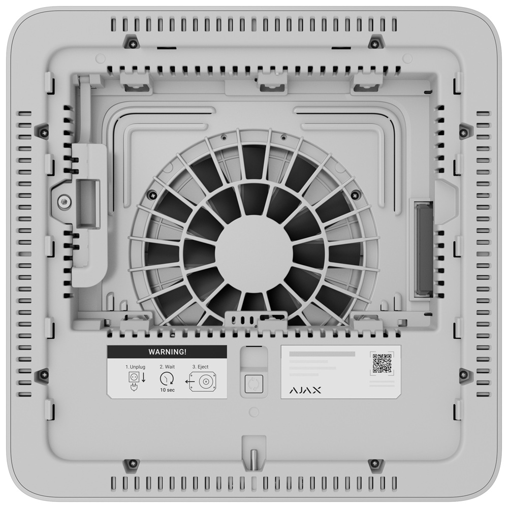 16-канальный видеорегистратор Ajax NVR HDC (16-ch) белый с HDMI и низковольтным питанием (140352.122.WH1)