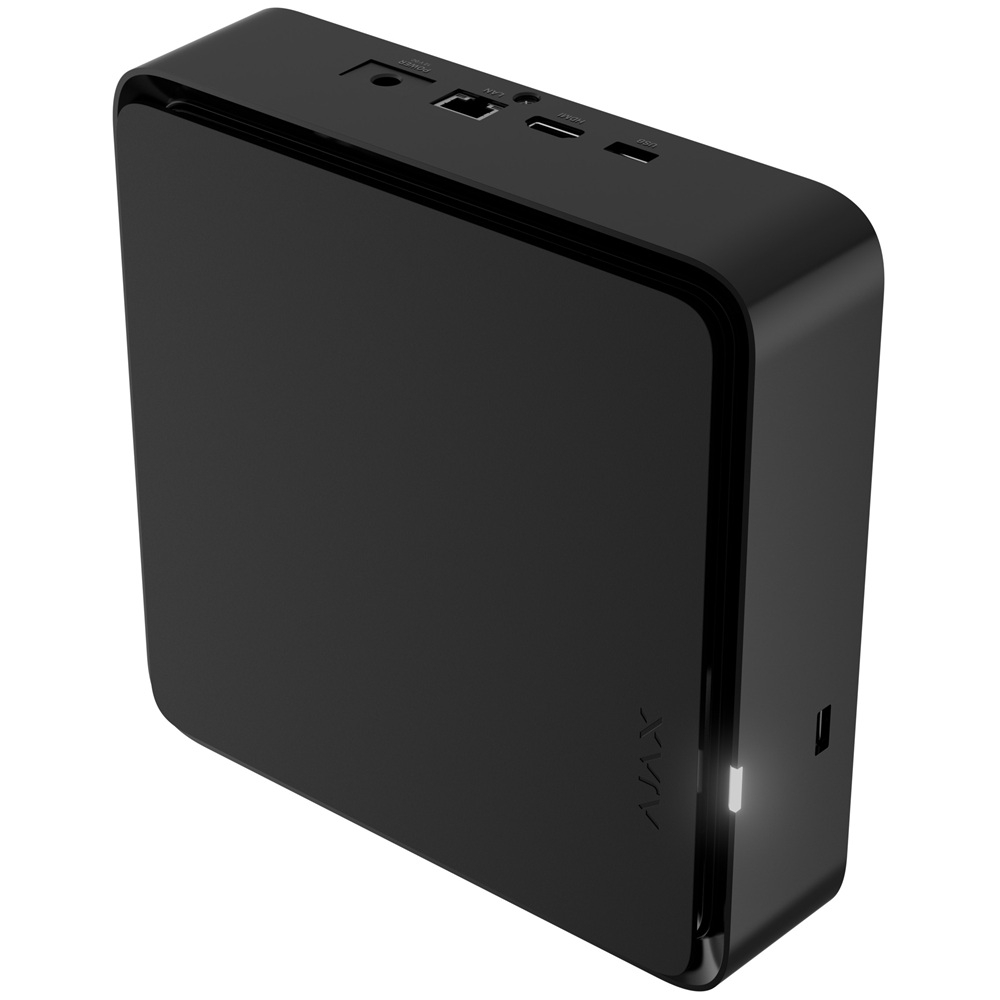 16-канальний відеореєстратор Ajax NVR HDC (16-ch) чорний із HDMI та низьковольтним живленням (140351.122.BL1)