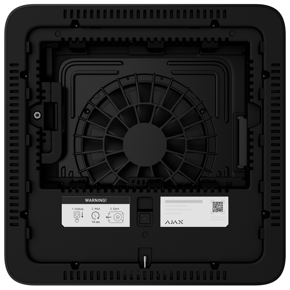 8-канальний відеореєстратор Ajax NVR HDC (8-ch) чорний із HDMI та низьковольтним живленням (140349.122.BL1)