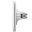 Вбудована інтернет-розетка Ajax Outlet (LAN) white з двома портами (white LAN connector)