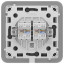 Вбудована інтернет-розетка Ajax Outlet (LAN) black з двома портами (black LAN connector)