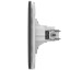 Вбудована інтернет-розетка Ajax Outlet (LAN) graphite з двома портами (black LAN connector)