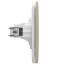 (Copy) Встроенная интернет-розетка Ajax Outlet (LAN) ivory с двумя портами (black LAN connector)