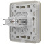 (Copy) Встроенная интернет-розетка Ajax Outlet (LAN) ivory с двумя портами (black LAN connector)