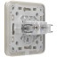 (Copy) Встроенная интернет-розетка Ajax Outlet (LAN) ivory с двумя портами (black LAN connector)