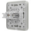 Вбудована інтернет-розетка Ajax Outlet (LAN) oyster з двома портами (white LAN connector)