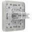 Вбудована інтернет-розетка Ajax Outlet (LAN) oyster з двома портами (white LAN connector)
