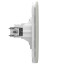 Вбудована інтернет-розетка Ajax Outlet (LAN) oyster з двома портами (white LAN connector)