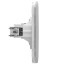 Встроенная интернет-розетка Ajax Outlet (LAN) white с двумя портами (black LAN connector)