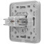 Встроенная интернет-розетка Ajax Outlet (LAN) white с двумя портами (black LAN connector)