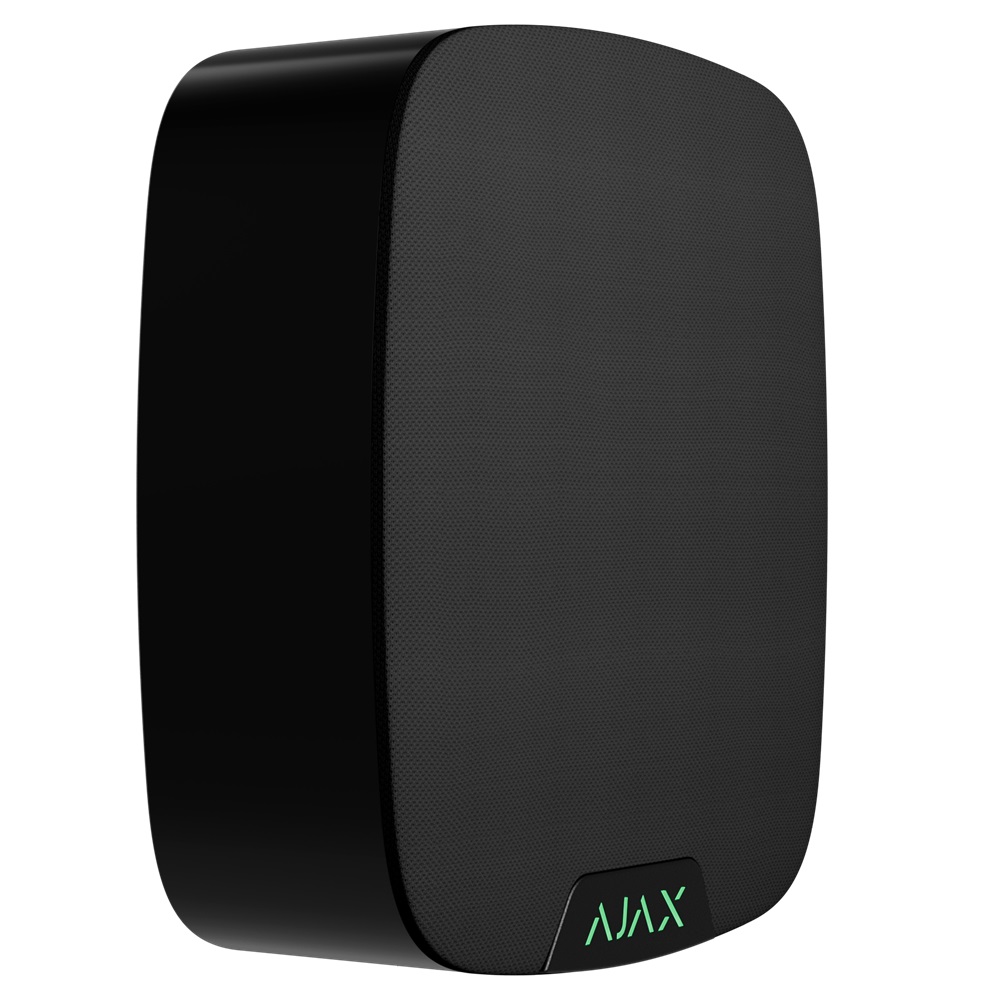 Бездротовий голосовий модуль Ajax SpeakerPhone Jeweller black для верифікації тривог (87531.180.BL1)