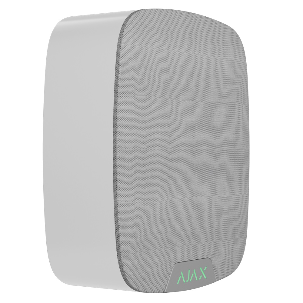 Беспроводной голосовой модуль Ajax SpeakerPhone Jeweller white для верификации тревог (87530.180.WH1)