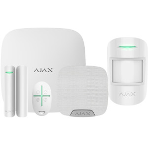 Комплект бездротової сигналізації Ajax StarterKit + HomeSiren white