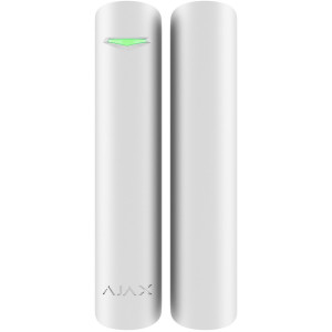 Беспроводной датчик открытия Ajax Superior DoorProtect Plus Jeweller white с герконом и сенсором удара и наклона (67735.21.WH1)