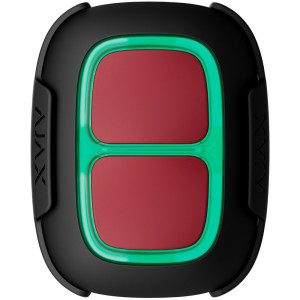 Беспроводная тревожная кнопка Ajax Superior DoubleButton G3 Jeweller black для объектов повышенного риска (138643.79.BL1)