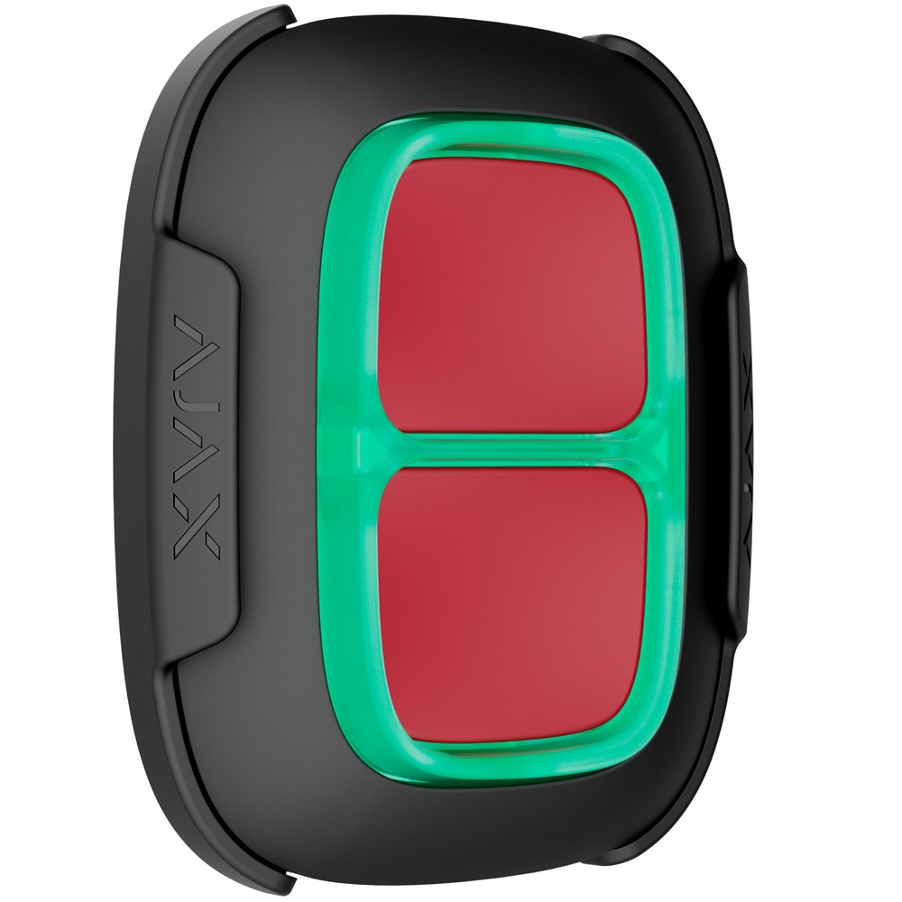 Беспроводная тревожная кнопка Ajax Superior DoubleButton G3 Jeweller black для объектов повышенного риска (138643.79.BL1)