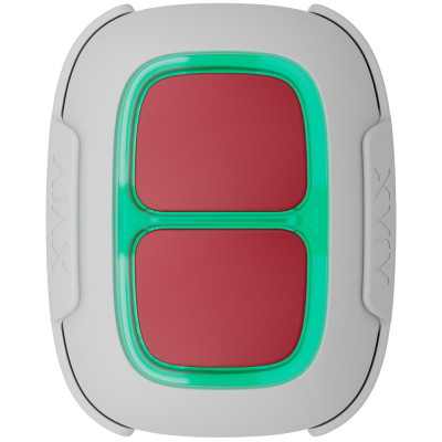 Беспроводная тревожная кнопка Ajax Superior DoubleButton G3 Jeweller white для объектов повышенного риска (138642.79.WH1)