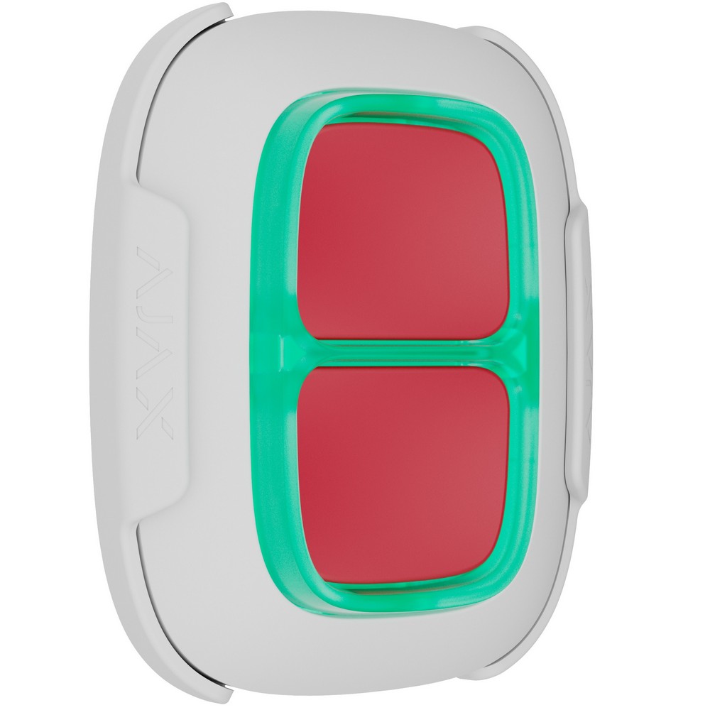 Беспроводная тревожная кнопка Ajax Superior DoubleButton G3 Jeweller white для объектов повышенного риска (138642.79.WH1)
