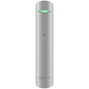 Бездротовий датчик розбиття скла Ajax Superior GlassProtect Jeweller white з мікрофоном (67738.05.WH1)