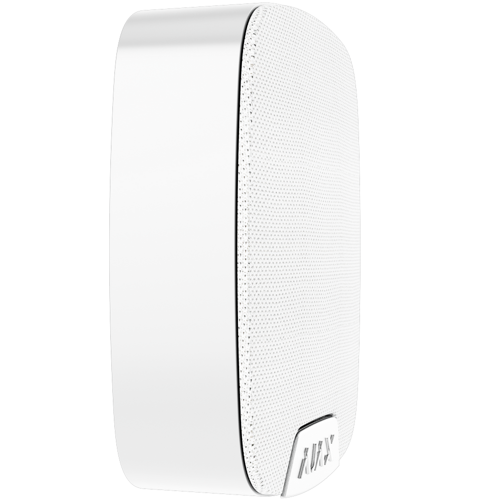 Беспроводная сирена Ajax Superior HomeSiren Jeweller white с клеммой для светодиода (67732.11.WH1)