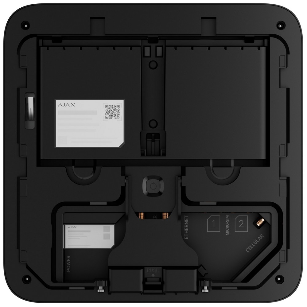 Беспроводная централь Ajax Superior Hub G3 Jeweller black с поддержкой фотоверификации (148937.362.BL1)