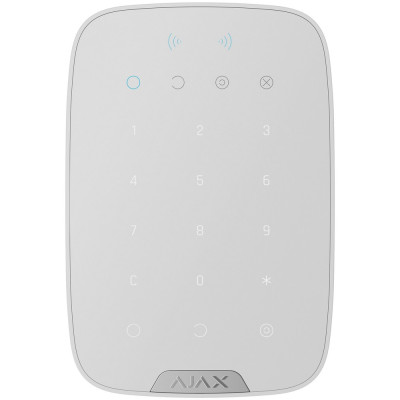 Беспроводная клавиатура Ajax Superior KeyPad Plus G3 Jeweller white (139676.83.WH1)