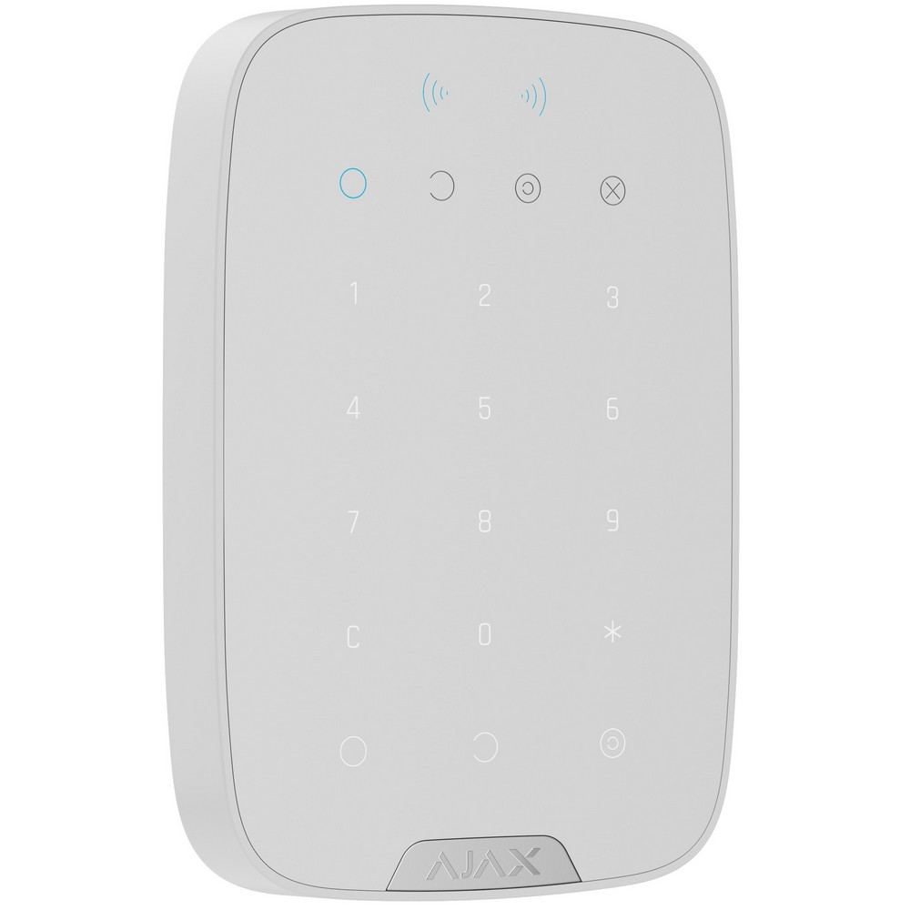Беспроводная клавиатура Ajax Superior KeyPad Plus G3 Jeweller white (139676.83.WH1)