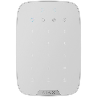 Бездротова клавіатура Ajax Superior KeyPad Plus Jeweller white (70224.83.WH1)