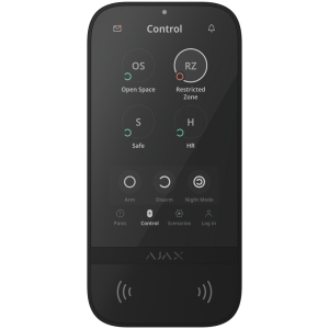 Бездротова клавіатура Ajax Superior KeyPad TouchScreen G3 Jeweller black  (149673.148.BL1)