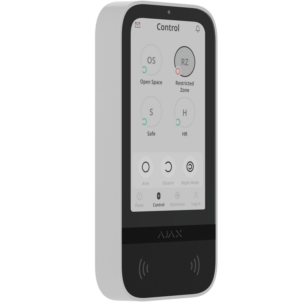 Бездротова клавіатура Ajax Superior KeyPad TouchScreen G3 Jeweller white (149672.148.WH1)