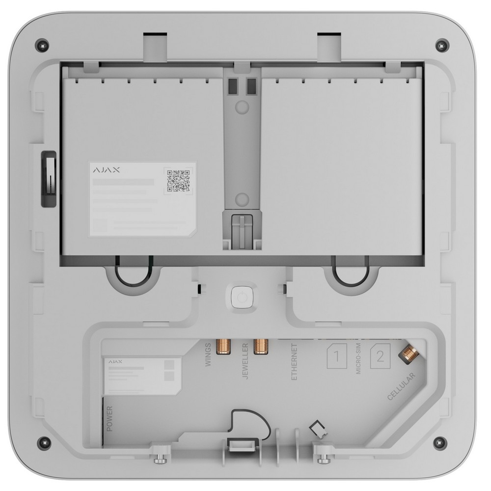 Бездротова централь Ajax Superior Hub G3 Jeweller white з підтримкою фотоверифікації (148936.362.WH1)