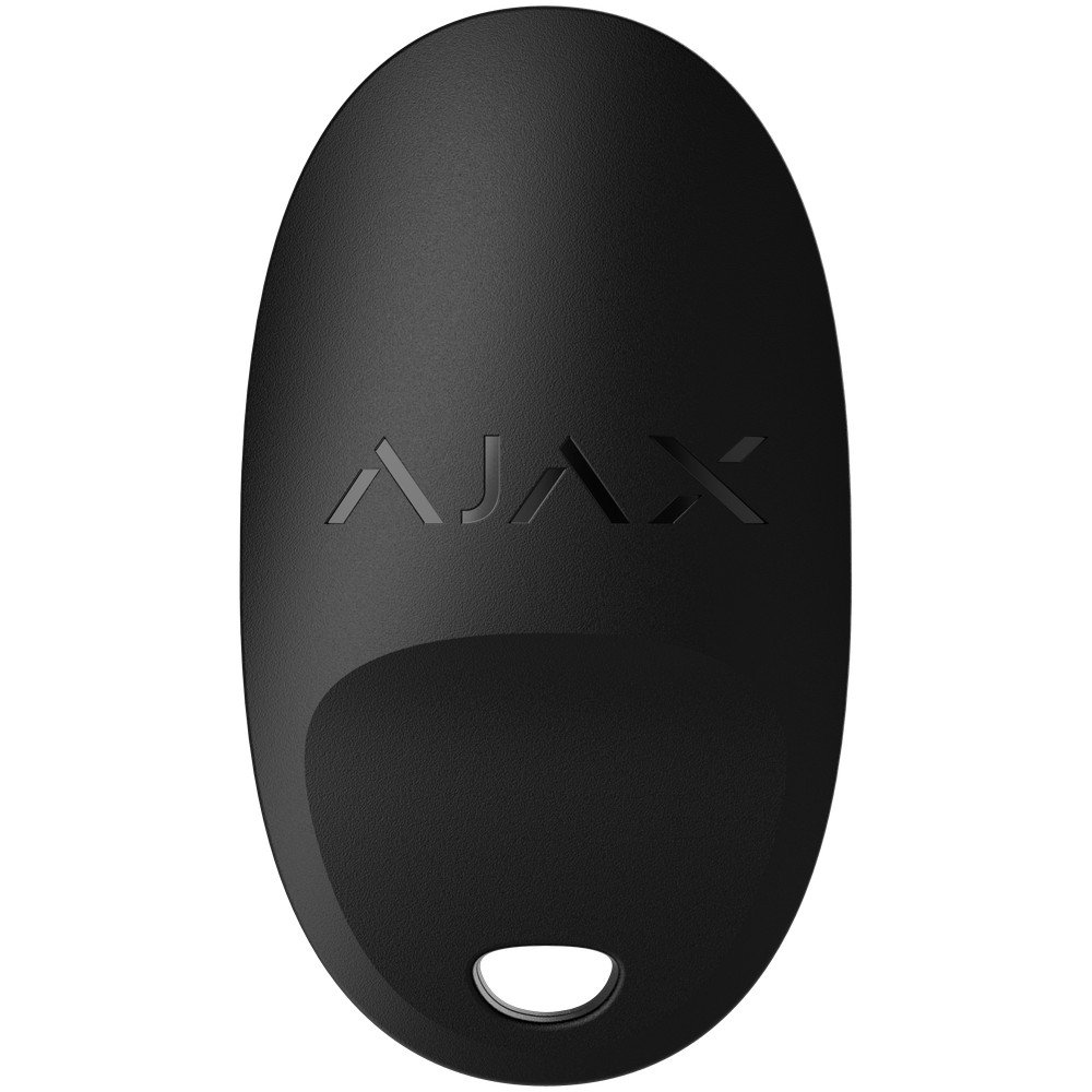 Бездротовий брелок Ajax Superior SpaceControl Jeweller black з тривожною кнопкою і керуванням режимами охорони (110754.04.BL1)