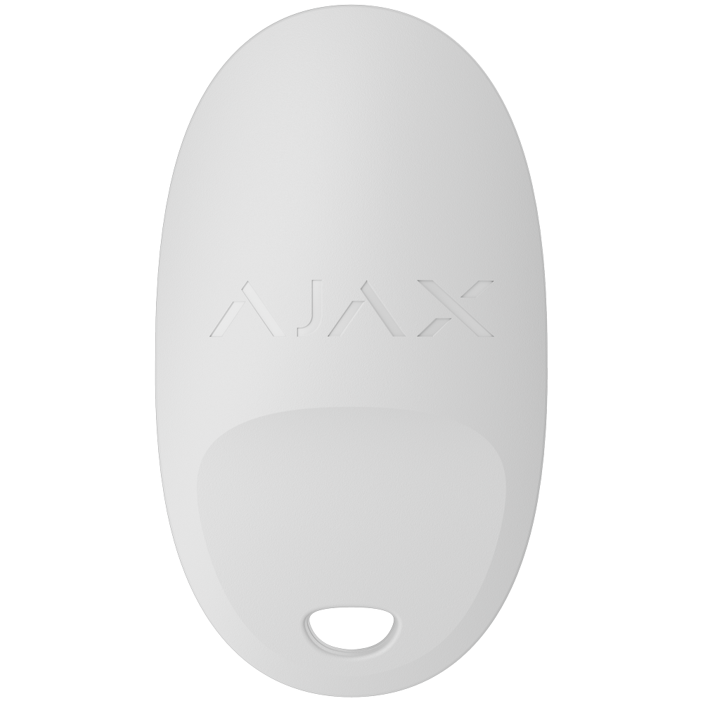 Бездротовий брелок Ajax Superior SpaceControl Jeweller white з тривожною кнопкою і керуванням режимами охорони (110753.04.WH1)