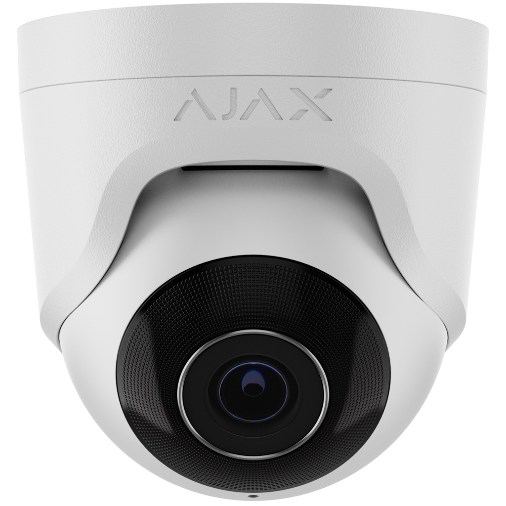 8 Мп IP-камера Ajax TurretCam (8 Mp/2.8 mm) white (64927.197.WH1)
