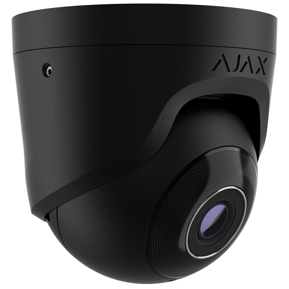 8 Мп IP-відеокамера Ajax TurretCam (8 Mp/4 mm) black  (64930.197.BL1)