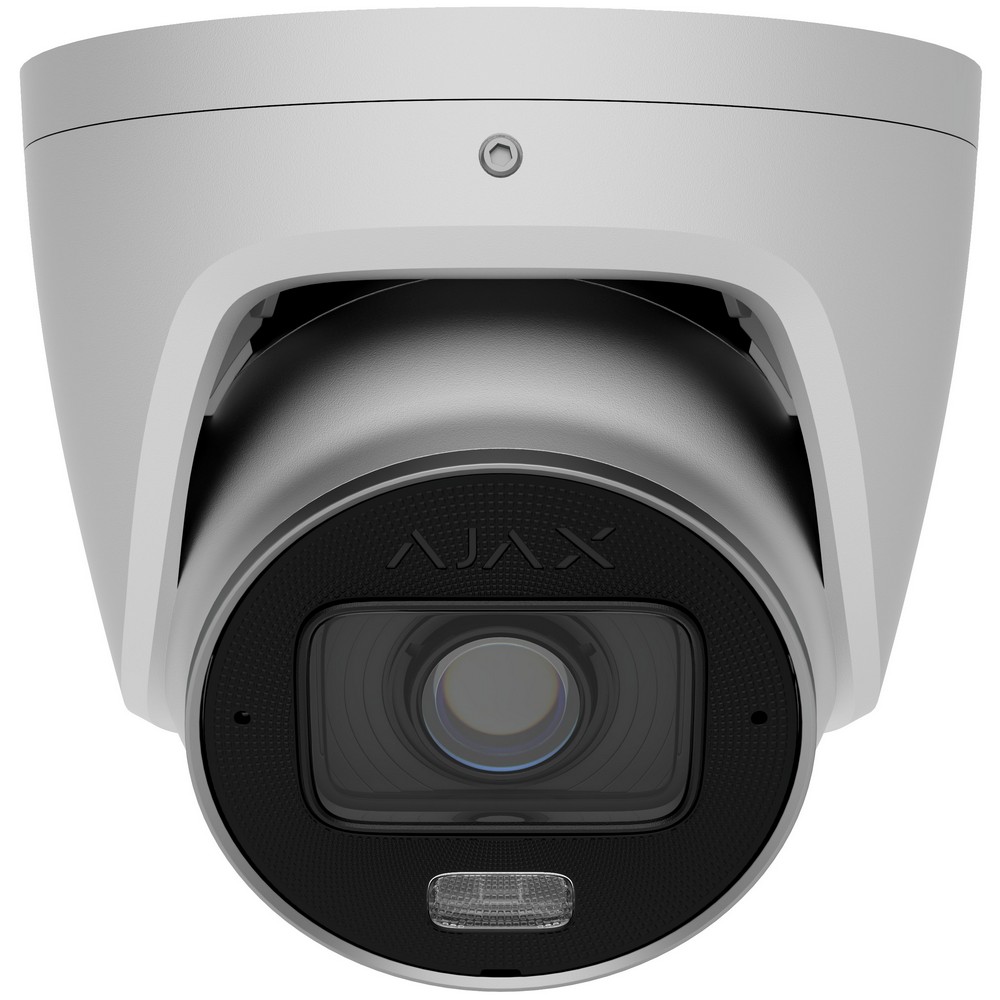 8 Мп IP-камера Ajax TurretCam HLVF (8 Mp) White (2.8–12 мм) (126283.197.WH1)