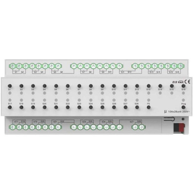 Модуль перемикачів на 28 каналів, 10A, KNX Akubela KXAC-B1R28A10