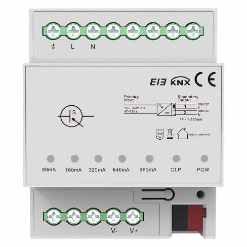 Модуль питания 960mA, KNX Akubela KXPW-B1A960