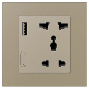 ZigBee умная розетка с USB Akubela SM-1023N Gold